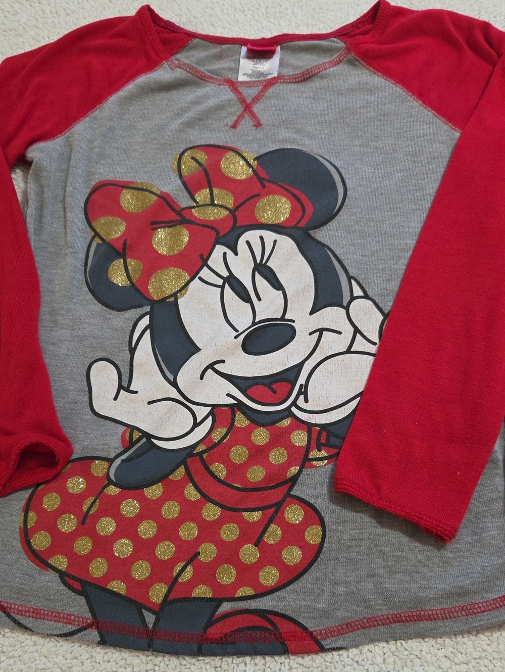 DISNEY MINNIE MOUSE LONG SLEEVED TSHIRT